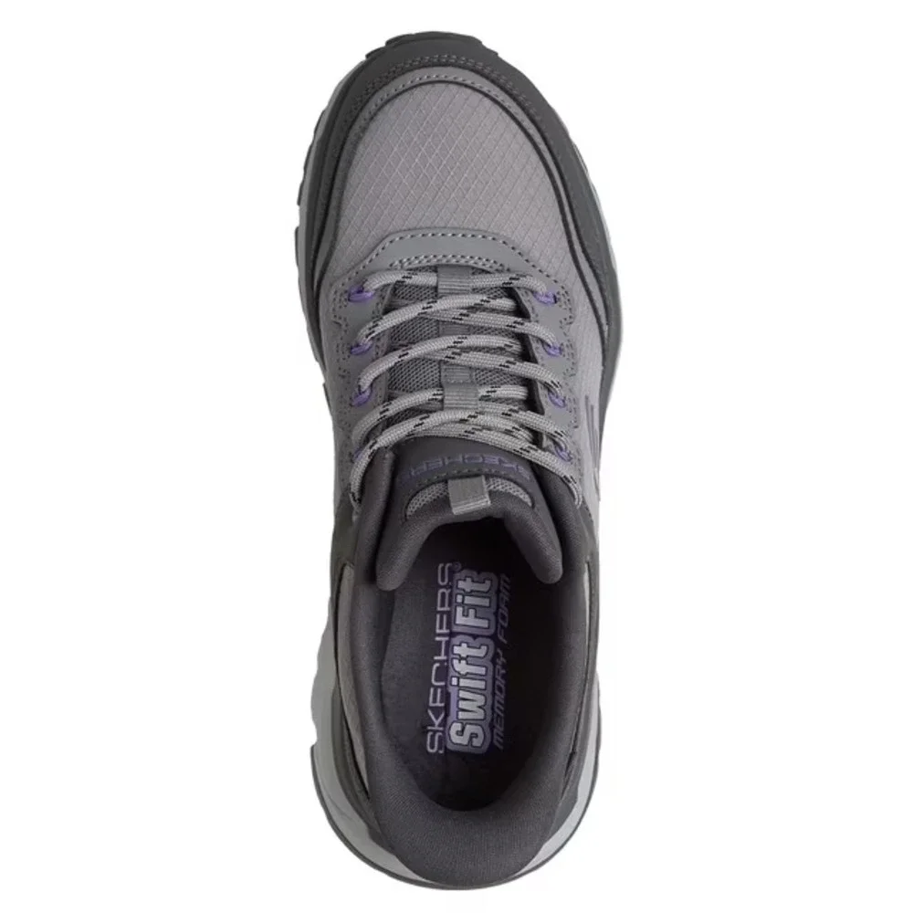Skechers Womens Swift Fit D Lux Journey Hiker Sneaker 7.5 Grey